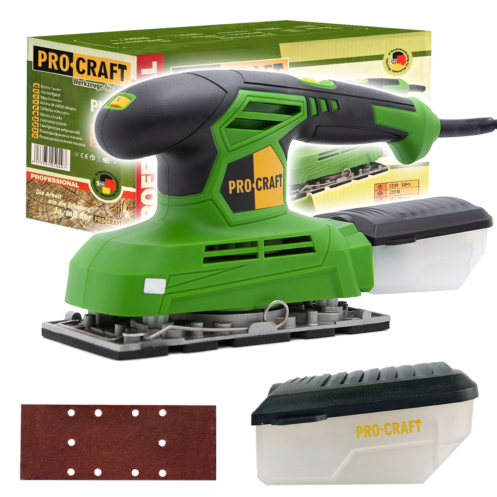 Procraft Szlifierka oscylacyjna 300W 230x115 mm PV220