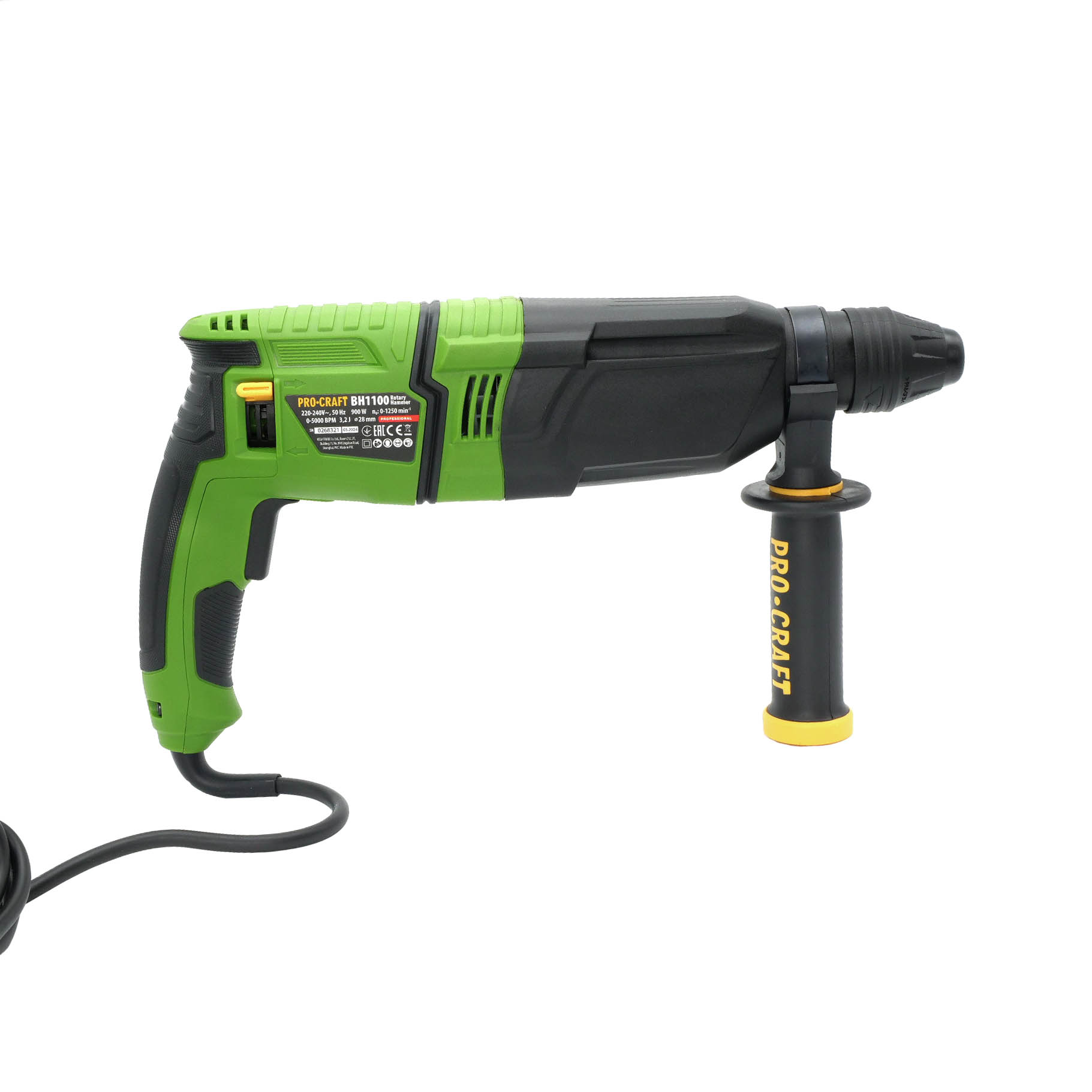 Procraft Młotowiertarka SDS-Plus 900W 3,2J BH1100
