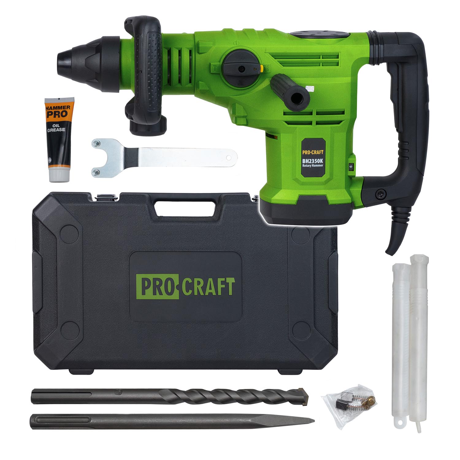 Procraft Młot udarowo-obrotowy SDS-MAX 1600W 25J BH2350K