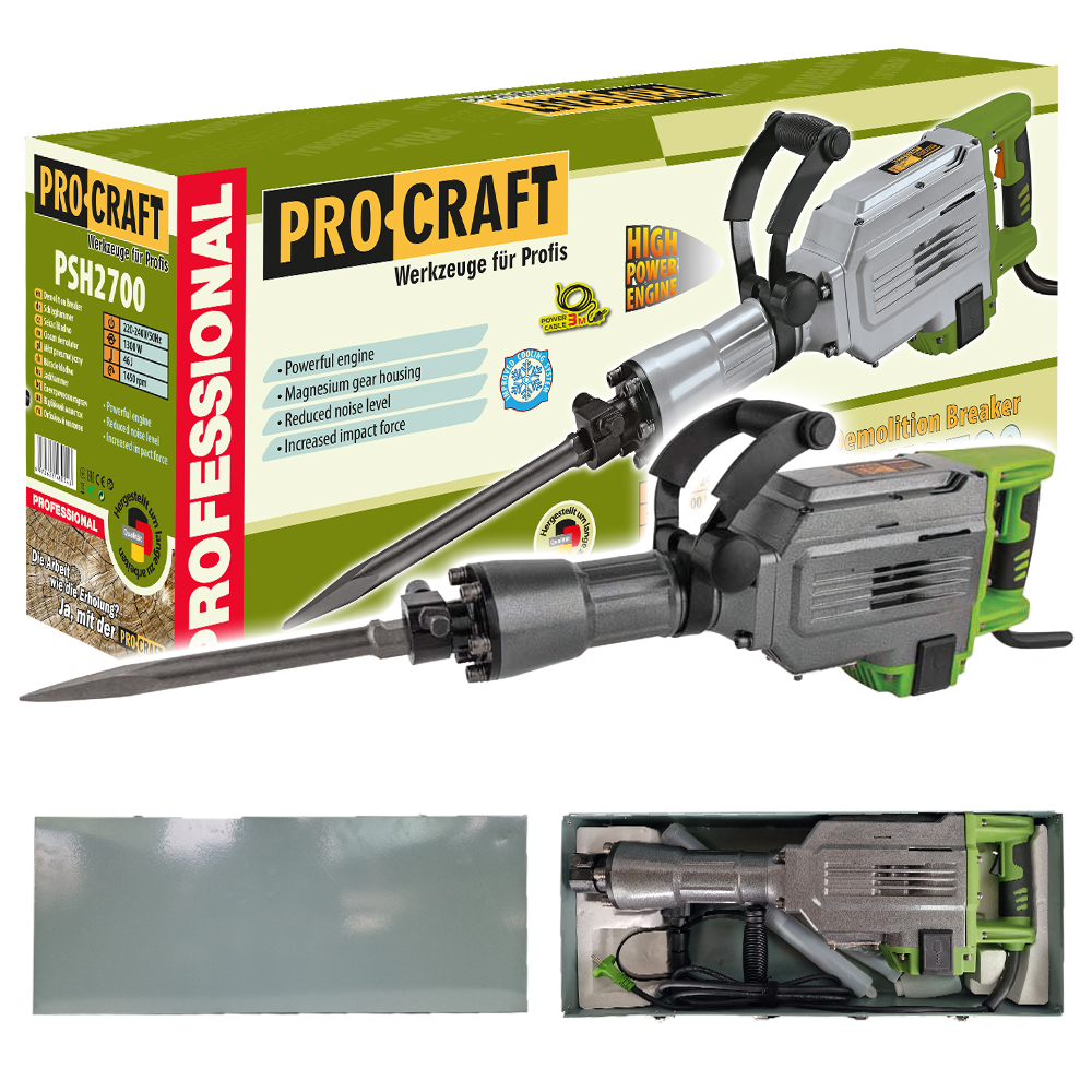 Procraft Młot wyburzeniowy 1300W 46J PSH2700
