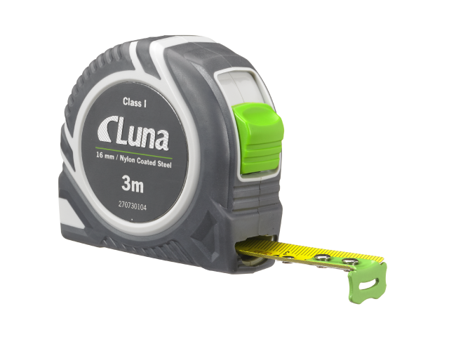 LUNA 270730104 Przymiar taśmowy 3m 1 klasa Push lock