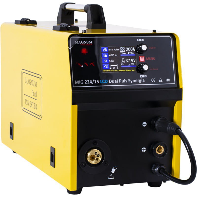 MAGNUM U MI 224 LC15 Półautomat spawalniczy MIG/MAG 224/15 LCD DUAL PULS