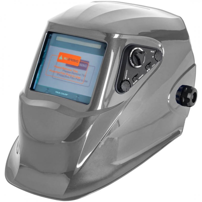 MAGNUM POS-T TUR SRT Przyłbica spawalnicza TURBO TRUE COLOR SREBRNA
