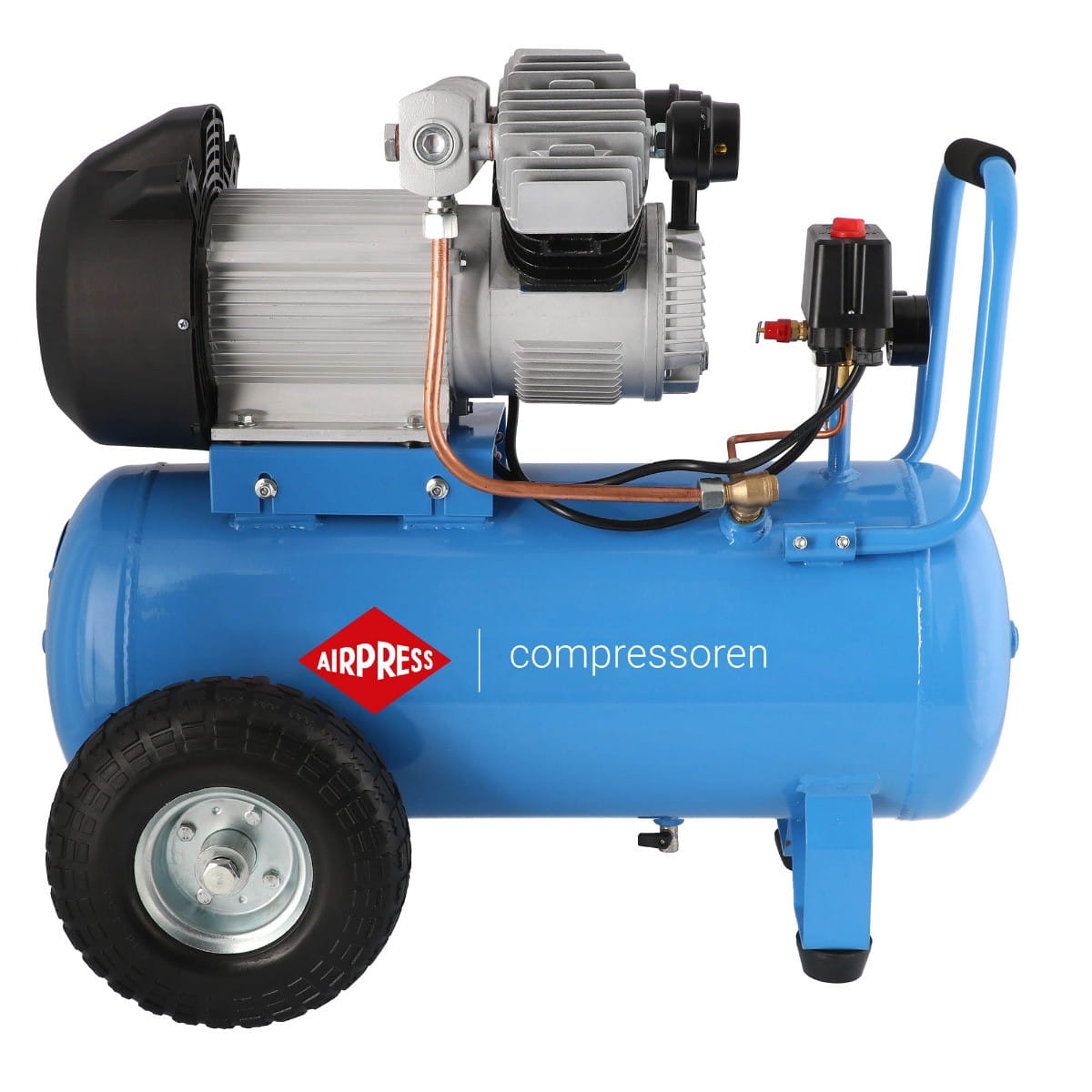 AIRPRESS 36827 Kompresor dwutłokowy LM 50-350 10 bar 2.2 kW 50L