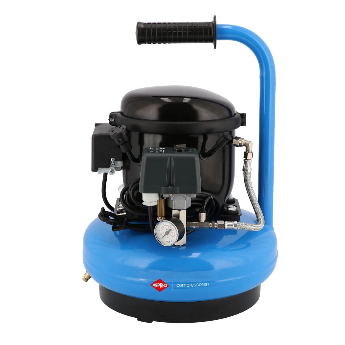 AIRPRESS 36515 Mały kompresor dwutłokowy L 6-45 8 bar 0.2 kW 6L cichy