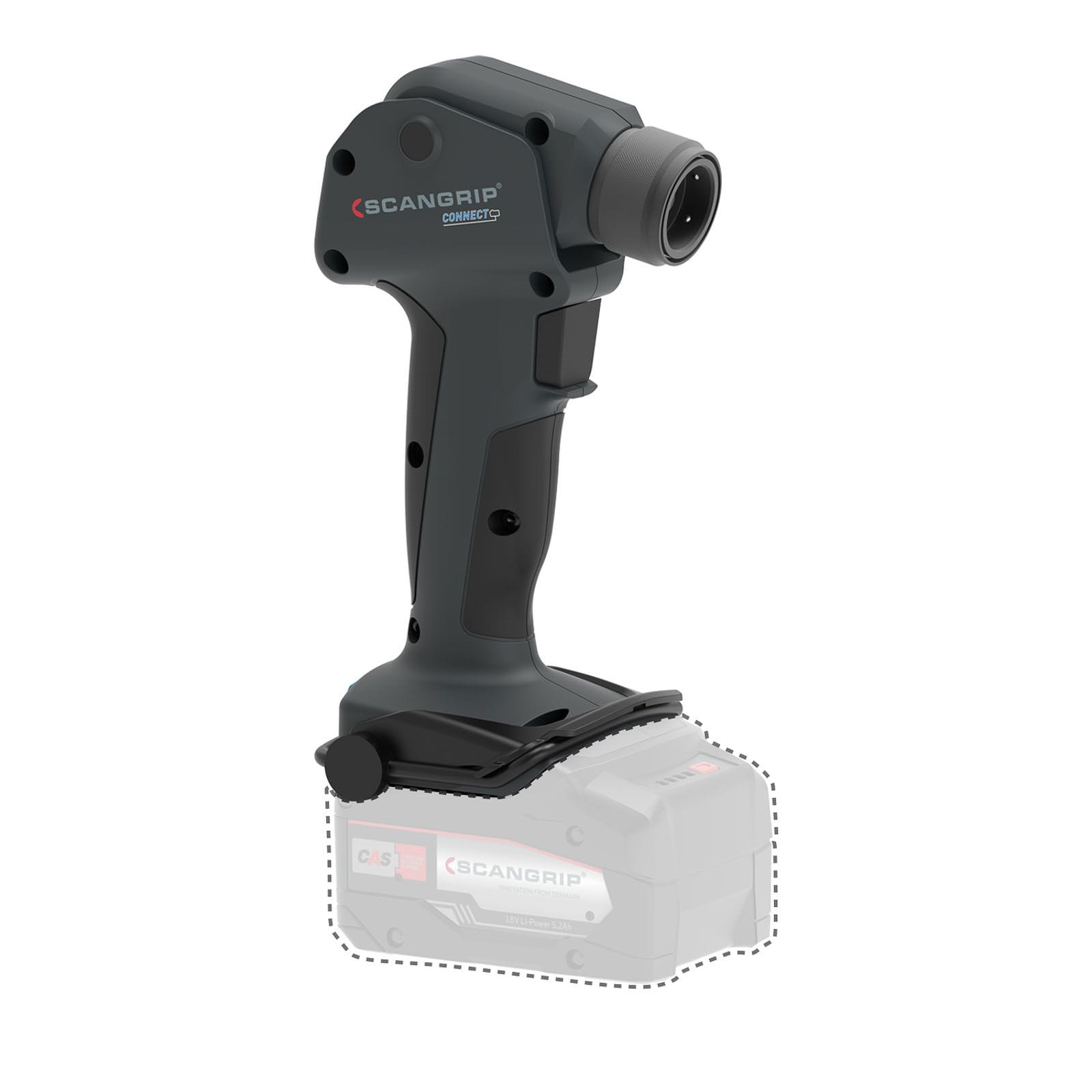 SCANGRIP SG035696C Akumulatorowa lampa robocza z wieloma wymiennymi głowicami MULTILIGHT BODY