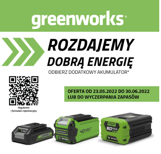 GREENWORKS - Rozdajemy dobrą energię !