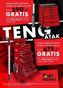 KUP WÓZEK TENGTOOLS - LAMPĘ MARELD OTRZYMASZ GRATIS TENG ATAK